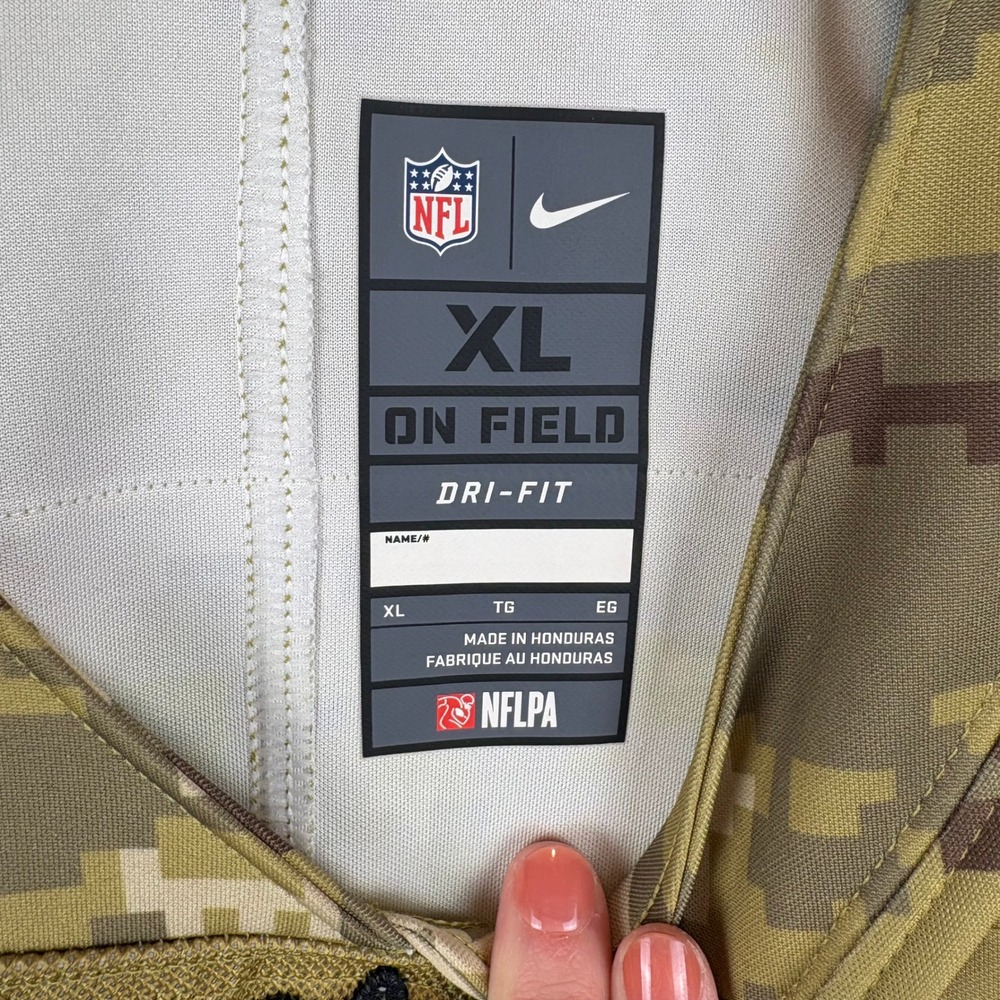 Nike Oakland Raiders Derek Carr #4 Salute To Service Jersey XL Camo NFL - Picture 2 of 9
